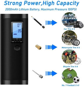 Newo — <span class=keywords><strong>pompe</strong></span> sans fil haute pression pour vélo, appareil électrique multifonctionnel et <span class=keywords><strong>automatique</strong></span> à piles - Product Image 2