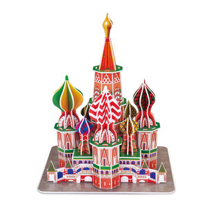 Puzzle 3D de 46 pièces, célèbre dans le monde, construction, haute qualité, château du royaume uni - Product Image 1