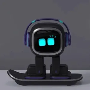 Spedizione veloce giocattoli Robot EMO intelligenti brillanti giocattoli intelligenti Desktop compagno Robot interattivo per natale