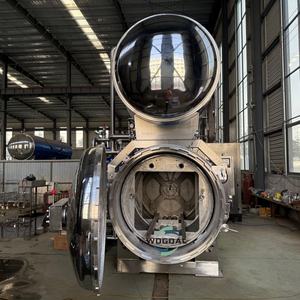 Autoclave rotatif à immersion horizontale à double cuve pour la stérilisation des aliments en conserve - Product Image 3