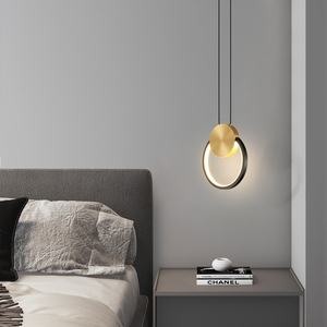 Classic Creative <strong>Copper</strong> Hanging <strong>Lights</strong> LED 3 Colors for Home Decor Living Room Bedroom Modern Brass Pendant Lamp - Product Image 4