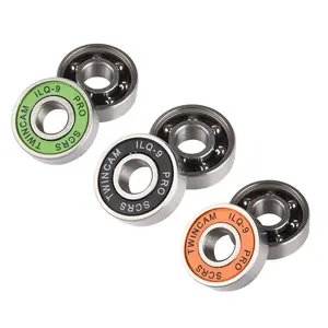 Renkli yüksek hızlı kaykay rulmanlar bearings 7 miniature 9 minyatür seramik rulmanlar 608 inline paten rulman