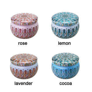 バレンタインホリデーギフトバスヨガリラックス4.4オンスフレグランスティンジャー高級大豆ワックス香りキャンドルギフトセット女の子用 - Product Image 6