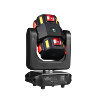 Nouvelle innovation : projecteur LED à tête mobile avec rotation infinie, stroboscope doré et projection laser R&G pour éclairage de scène disco DJ
