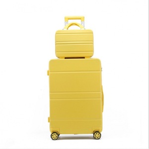 Özel 2 Parçalı Yeni Stil Unisex Parlak Gül Altın Rengi ABS Su Geçirmez Bavul Fermuar Çekmeceleri Kilitli Kişiselleştirilmiş Bagaj Setleri - Product Image 6