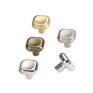 Legdis Cabinet <b>Knobs</b> Square Zinc Alloy Minimalist Wardrobe Drawer Handles Durable - Product Image 3