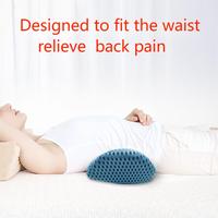 Respirant 3d Air Mesh coussin dorsal oreillers en mousse à mémoire de forme coussin de soutien lombaire pour chaise soulagement de la douleur au bas du dos