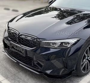ดิฟฟิวเซอร์กันชนหน้า G20 G28 LCI สีดำเงา สไตล์ MP ชุดแต่งกันชนหน้าสำหรับ BMW G20 G28 LCI 2023 อุปกรณ์ตกแต่งรถยนต์ - Product Image 4