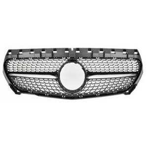 Grille de pare-chocs avant de gril de voiture diamant/GTR de vente chaude pour <span class=keywords><strong>Mercedes</strong></span> Benz classe <span class=keywords><strong>CLA</strong></span> W117 2015-2019 - Product Image 1
