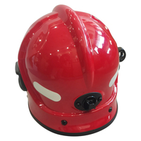 Casque de pompier avec système de double visière, lunettes anti-buée, visière résistante à la chaleur, protection anti-impact, matériau PEI/PC pour les pompiers