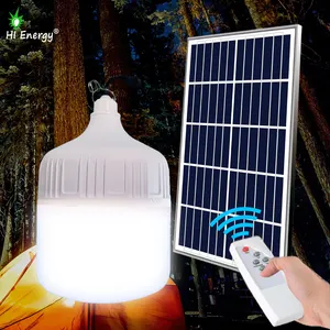 हाइएनर्जी सौर ऊर्जा की बचत के साथ रिमोट कंट्रोल एनर्जी की बचत पोर्टेबल कैंटर लाइट डीसी यूएसबी चार्जिंग के साथ