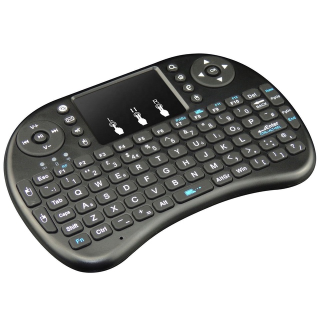 I8 Mini Wireless Keyboard Fly Air Mouse Touchpad for Android Smart TV Box PC RGB Backlight Li Barrery