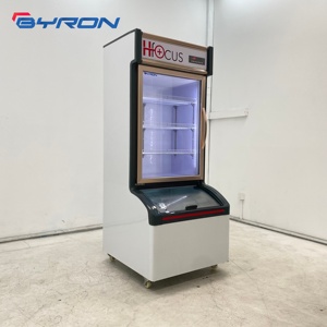 Refrigerador Comercial de Doble Temperatura para Tiendas de Conveniencia, Refrigerador Superior y Congelador Inferior, Refrigerador con Puerta de Vidrio para Exhibición en Tiendas Minoristas - Product Image 2