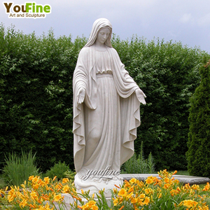 <span class=keywords><strong>Cementerio</strong></span> Escultura conmemorativa Virgen María blanca Estatua de mármol para tumba - Product Image 6