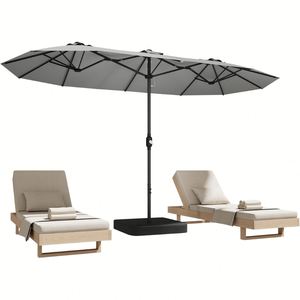 Sombrillas Plegables Modernas de Tres Lados, Resistentes, para Uso en Exteriores, Impermeables y Anti-UV, para Patio y Parque, Venta al Por Mayor de Fábrica - Product Image 1