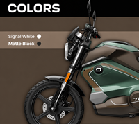 Moto électrique SUPER SOCO TC Wanderer, 60V 32Ah, double batterie, autonomie de 120 km, vitesse de 75 km/h, 2500W, édition européenne, moto électrique, vente en gros B2B