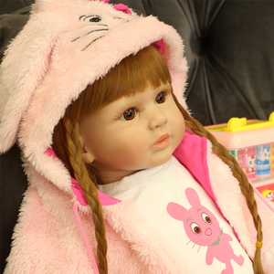 ตุ๊กตาเด็กทารกผ้าเนื้อนุ่มเห<span class=keywords><strong>ม</strong></span>ือนจริง ลิ<span class=keywords><strong>ฟ</strong></span>เรบอร์น แฟชั่น ตุ๊กตาเจ้าหญิงเอลซ่า ซิลิโคน ทารกแรกเกิด - Product Image 6