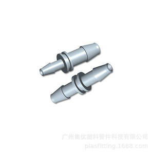 High Quality PC Transparent Plastic Card Slot Equal Diameter Straight Two-Way Pagoda <b>Hose</b> Connector Type I Barb Medical Plastic - Product Image 2