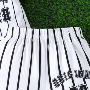 Conjunto Deportivo Informal para Niños Pequeños, Venta al Por Mayor de Fábrica, Ropa Roja de Boutique para Niños de 6 Meses a 3 Años, Tela de Lona con Estampado de Camuflaje - Product Image 5