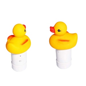 Equipo de piscina Dispensador automático de dibujos animados Flotador Caja de medicina Pato Flotador <span class=keywords><strong>Pastillas</strong></span> Caja dispensadora de piscina - Product Image 2