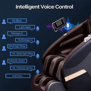 Luxus schwarzer Massagesessel Sl Track <span class=keywords><strong>Back</strong></span> Scratcher Ganzkörpermassage 4D-Null-Schwerkraft-Massagesessel - Product Image 3