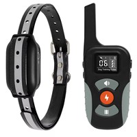 Digitales Display Wiederaufladbares Elektrisches Hundetrainingshalsband mit Vibration IPX7 Wasserdicht Verstellbar Reflektierendes Nylon Modisch