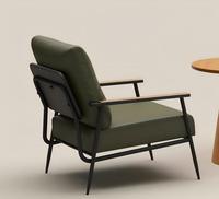 Chaise de salon moderne de haute qualité avec coussin en cuir, mobilier d'intérieur pour appartement