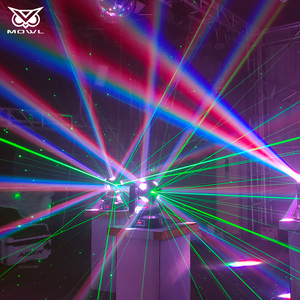 Projecteur à Effet Mobile 150W DMX LED Beam Laser Strobe avec Roue à Effet Vent et Feu pour Scène, Fête, KTV, Danse - Product Image 5