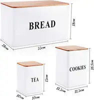 Горячая Распродажа 5 штук набор канистровых контейнеров для хлеба сахарный Кофе Чай печенье