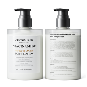 Etiqueta privada Producto DE CUIDADO DE LA PIEL personalizado Niacinamida <span class=keywords><strong>Hidratante</strong></span> Blanqueamiento <span class=keywords><strong>Leche</strong></span> <span class=keywords><strong>Corporal</strong></span> Loción <span class=keywords><strong>corporal</strong></span> para adultos Libre de crueldad - Product Image 1