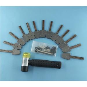 Juego de 13 piezas de martillos y ganzúas de acero inoxidable, herramientas profesionales para cerrajeros, suministros de reparación, herramientas manuales, colores. - Product Image 4