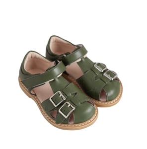 Sandalias de Verano para Bebé Niño con Suela de Goma de Alta Calidad, Sandalias de Cuero para Niños - Product Image 1