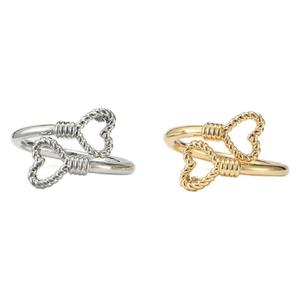 <b>Cartoon</b> Panda Bat Heart Open <b>Ring</b> Unisex Halloween Fashion Jewelry Silver Tone Adjustable Size For Women Men - Product Image 5