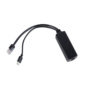 Module d'alimentation pour séparateur PoE standard avec ligne de séparation de puissance synthétisant une transmission gigabit 48V vers 5V 2.4A avec isolation - Product Image 2