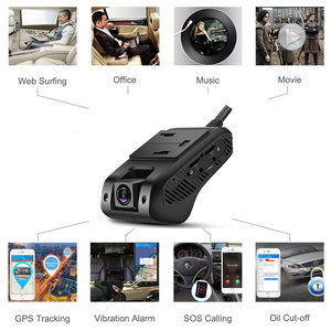 Jimi Rất Nhiều Jc400p HD 1080P Video Recorder Wifi Hotspot Ống Kính Kép Máy Ảnh Phía Trước Và Phía Sau Xe Dash Cam 4G <span class=keywords><strong>DVR</strong></span> Xe Dashcam <span class=keywords><strong>GPS</strong></span> - Product Image 2