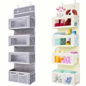 2021 New Foldable Wall Organizer <b>with</b> Net Pockets Factory Price Hanging <b>Storage</b> Bags for Clothing Shoes Tools Garage Use - Product Image 1