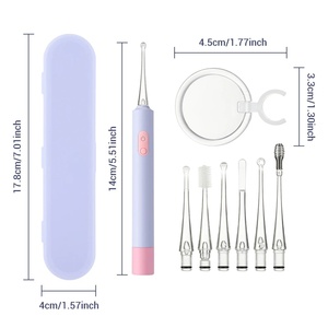 Cuchara Luminosa para Oídos de Niños, Fuente de Luz Dual LED, Kit de Limpieza de Oídos, Removedor de Cera de Oídos USB para Bebés - Product Image 6