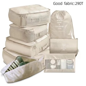 Set di Organizzatori per Valigie da Viaggio Sportivi in Poliestere Durevole con Cerniera Geometrica, Manico Morbido/Tracolla Personalizzabile, Leggeri e alla Moda - Product Image 2