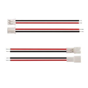 組み立て済み電子JST PHコネクタケーブル カスタム2P-12Pオプション 2.0mmピッチ UL1007スタイル PVCジャケット 錫メッキ銅 - Product Image 1