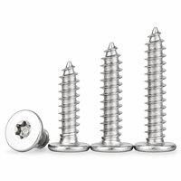 Vis autotaraudeuses Torx à tête plate ultra-mince SS304 M2 M2.3 M2.6 M3 M4 M5 pour l'assemblage de boîtiers électroniques de précision