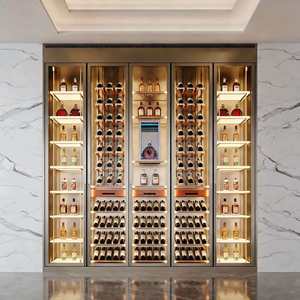 Cantinetta Vino di Lusso da 3.0 Cu Ft in Acciaio Inox a Doppia Zona con Illuminazione LED, Ecologica, Porta in Vetro, Elettrica - Product Image 3