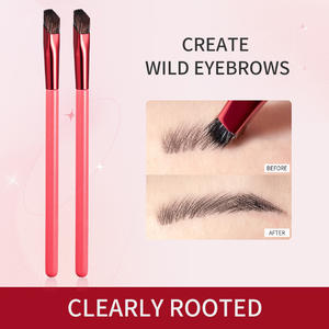 Populaire sauvage sourcil brosse <span class=keywords><strong>fard</strong></span> <span class=keywords><strong>à</strong></span> paupières correcteur carré maquillage pinceaux multifonction simulé sourcil cheveux maquillage brosse - Product Image 2