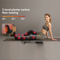 Bottes de massage à compression thermique pour jambes entières, pressothérapie pour mollets, pieds et genoux, pour la récupération sportive