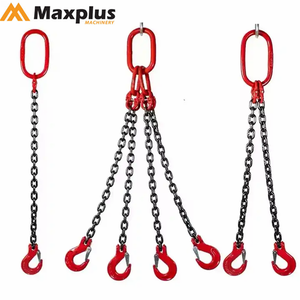 Eslinga de Cadena de Acero Soldada Maxplus, Multibrazo 2 3 4, con Gancho, G80 G100, Galvanizada, Forjada, para Elevación - Product Image 4