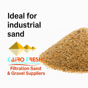 AFS 20, arena de fundición de grado de fundición de alta pureza, polvo de cuarzo de sílice bajo en hierro para vidrio y refractario de Egipto - Product Image 1