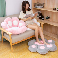Vente en gros de jouets en forme de patte de chat mignon coussin en peluche pour chat coussin de canapé en peluche douce de 70cm