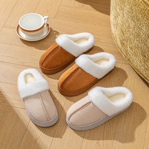Pantofole da <span class=keywords><strong>Donna</strong></span> alla Moda, Antiscivolo, Calde, con Suola Spessa, Comode per Uso Domestico - Product Image 5