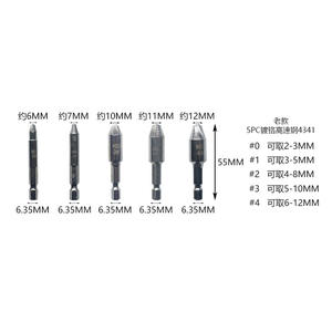 Outil d'extraction de tournevis électrique double embout, nouveau dévisseur pour vis décapées et cassées - Product Image 2