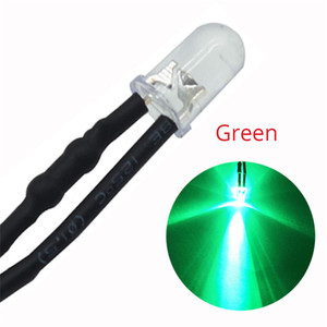 หลอดไฟ LED แบบมีสายสีน้ำเงิน DC 24V 18ซม. 3มม.,หลอดไฟเปล่งแสงได้เร็ว5มม. สายไฟ LED ไดโอด<span class=keywords><strong>12</strong></span>โวลต์พร้อมฝาโครเมี่ยม - Product Image 5