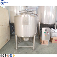 Réservoir de mélange de jus 1000l Agitateur Réservoir de mélange Réservoir d'agitation en acier inoxydable